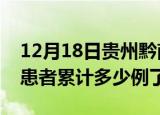 12月18日贵州黔南今日疫情数据及黔南疫情患者累计多少例了