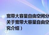 宽带大容量自由空间分组式光学Crossbar网络光交换研究（关于宽带大容量自由空间分组式光学Crossbar网络光交换研究介绍）