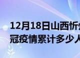 12月18日山西忻州情最新确诊消息及忻州新冠疫情累计多少人