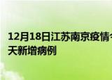 12月18日江苏南京疫情今日最新情况及南京疫情最新消息今天新增病例