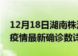 12月18日湖南株洲疫情新增病例详情及株洲疫情最新确诊数详情