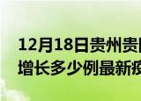 12月18日贵州贵阳疫情最新动态及贵阳今天增长多少例最新疫情