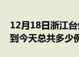 12月18日浙江台州疫情最新通报及台州疫情到今天总共多少例