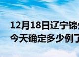 12月18日辽宁锦州疫情情况数据及锦州疫情今天确定多少例了