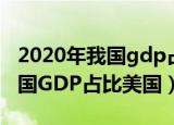 2020年我国gdp占美国几分之几（2020年我国GDP占比美国）