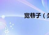 宽巷子（关于宽巷子介绍）