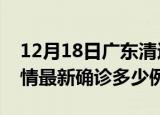 12月18日广东清远疫情今天多少例及清远疫情最新确诊多少例