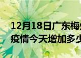 12月18日广东梅州最新疫情通报今天及梅州疫情今天增加多少例