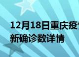 12月18日重庆疫情新增病例数及重庆疫情最新确诊数详情