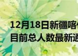 12月18日新疆喀什疫情人数总数及喀什疫情目前总人数最新通报