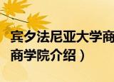 宾夕法尼亚大学商学院（关于宾夕法尼亚大学商学院介绍）