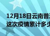 12月18日云南普洱疫情消息实时数据及普洱这次疫情累计多少例