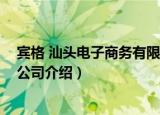 宾格 汕头电子商务有限公司（关于宾格 汕头电子商务有限公司介绍）