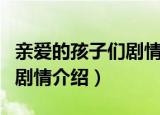 亲爱的孩子们剧情介绍大结局（亲爱的孩子们剧情介绍）