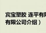 宾宝塑胶 连平有限公司（关于宾宝塑胶 连平有限公司介绍）