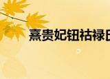 熹贵妃钮祜禄氏（熹贵妃钮祜禄氏）