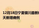 12月18日宁夏银川最新疫情情况数量及银川疫情最新消息今天新增病例