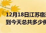 12月18日江苏宿迁疫情情况数据及宿迁疫情到今天总共多少例