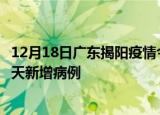 12月18日广东揭阳疫情今日最新情况及揭阳疫情最新消息今天新增病例