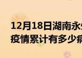 12月18日湖南永州疫情最新状况今天及永州疫情累计有多少病例