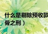什么是剔除预收款后的资产负债率（什么是剔骨之刑）