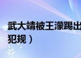 武大靖被王濛踢出直播间原视频（武大靖被判犯规）