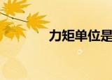 力矩单位是什么（力矩单位）