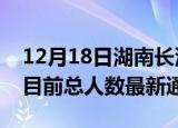 12月18日湖南长沙疫情人数总数及长沙疫情目前总人数最新通报