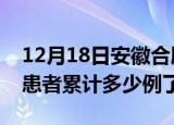 12月18日安徽合肥今日疫情数据及合肥疫情患者累计多少例了