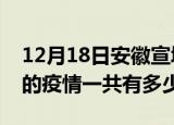 12月18日安徽宣城疫情今日最新情况及宣城的疫情一共有多少例