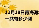 12月18日青海海北疫情最新情况及海北疫情一共有多少例