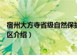 宿州大方寺省级自然保护区（关于宿州大方寺省级自然保护区介绍）