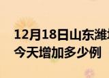 12月18日山东潍坊疫情最新数量及潍坊疫情今天增加多少例
