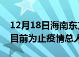 12月18日海南东方最新疫情通报今天及东方目前为止疫情总人数