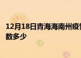 12月18日青海海南州疫情阳性人数及海南州新冠疫情累计人数多少