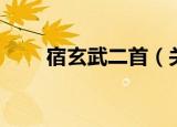 宿玄武二首（关于宿玄武二首介绍）