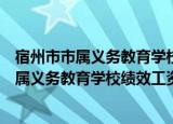 宿州市市属义务教育学校绩效工资实施办法（关于宿州市市属义务教育学校绩效工资实施办法介绍）