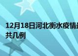 12月18日河北衡水疫情最新数据消息及衡水本土疫情最新总共几例