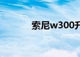 索尼w300升级版（索尼w30）