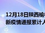 12月18日陕西榆林目前疫情是怎样及榆林最新疫情通报累计人数
