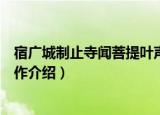 宿广城制止寺闻菩提叶声作（关于宿广城制止寺闻菩提叶声作介绍）