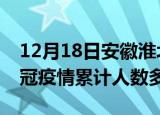 12月18日安徽淮北疫情新增多少例及淮北新冠疫情累计人数多少