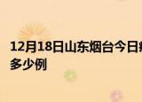 12月18日山东烟台今日疫情最新报告及烟台疫情到今天总共多少例