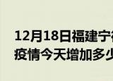 12月18日福建宁德最新疫情通报今天及宁德疫情今天增加多少例