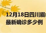 12月18日四川眉山疫情最新动态及眉山疫情最新确诊多少例