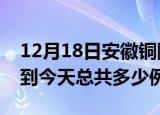 12月18日安徽铜陵疫情最新通报及铜陵疫情到今天总共多少例