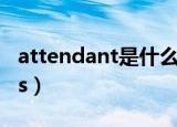 attendant是什么意思中文翻译（attendants）