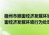 宿州市损害经济发展环境行为处理暂行办法（关于宿州市损害经济发展环境行为处理暂行办法介绍）