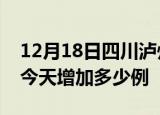 12月18日四川泸州疫情最新数量及泸州疫情今天增加多少例