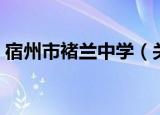 宿州市褚兰中学（关于宿州市褚兰中学介绍）